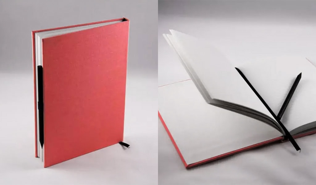 Carnet de note B2B personnalisé, notebook, fabriqué en France par Kraft Design. qualité premium et luxe