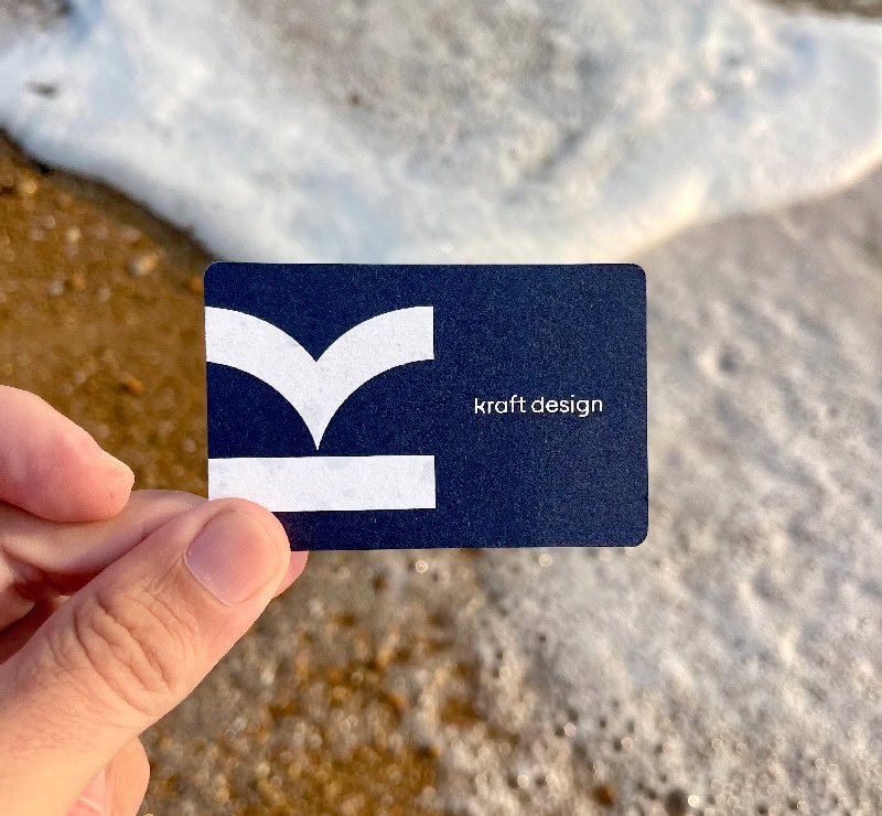 Carte de visite Kraft Design